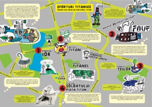 Două trasee culturale în cartierul Titan: Eforturi titanice și Relaxarea titanilor